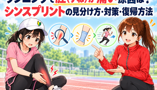 ランニングで脛（すね）が痛い原因は？シンスプリントの見分け方・対策・復帰方法